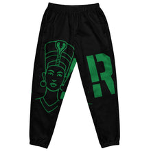 Load image into Gallery viewer, ALR Black /Green Unisex track pants