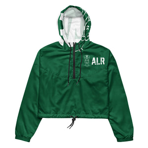 ALR Women’s cropped windbreaker (Green)