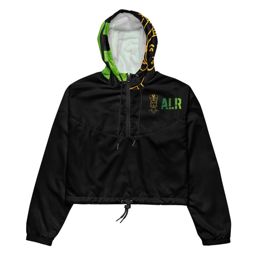 ALR Women’s cropped windbreaker hoodie (Jamaica)