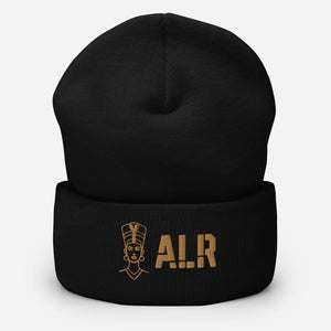 ALR black gold Cuffed Beanie