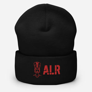 ALR BLACK RED Cuffed Beanie