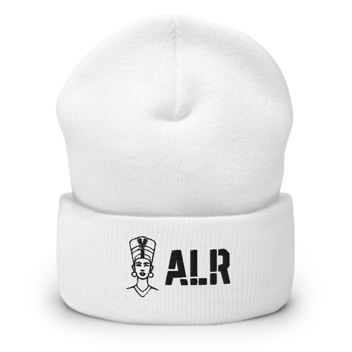 ALR WHITE UNISEX Cuffed Beanie