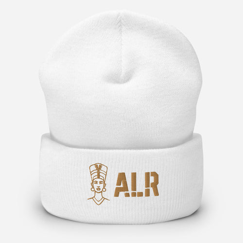 ALR white gold Cuffed Beanie