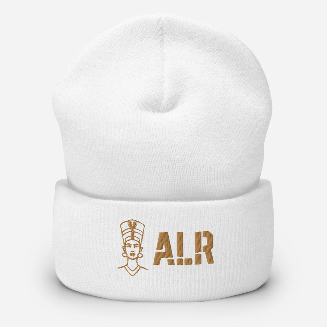 ALR white gold Cuffed Beanie