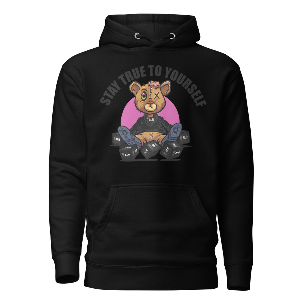 ALR Stay true Teddy bear Unisex Hoodie