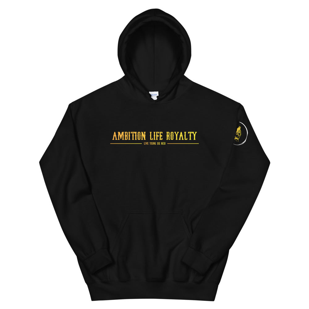 AMBITION LIFE ROYALTY BLACK/YELLOW Unisex Hoodie