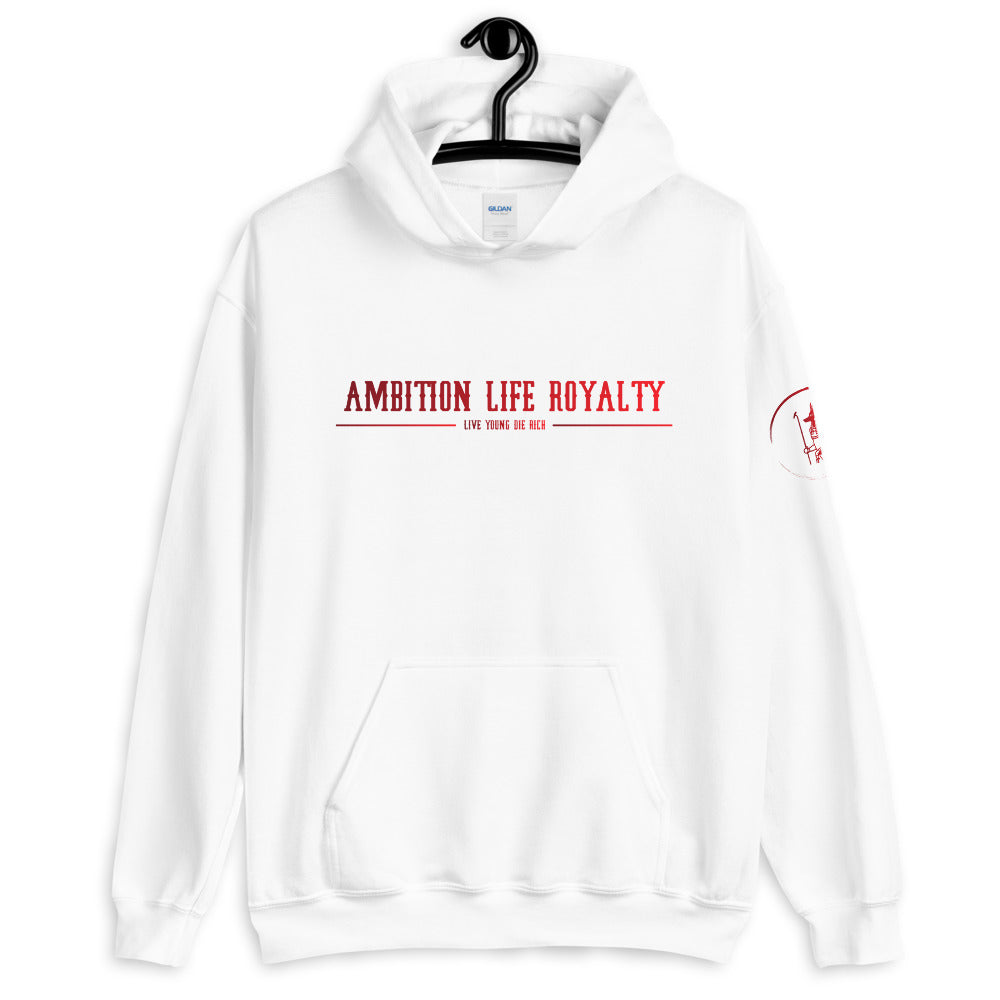 AMBITION LIFE ROYALTY RED/WHITE LOGO Unisex Hoodie