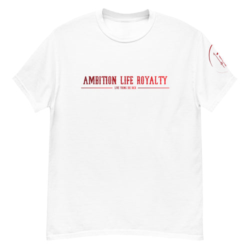 AMBITION LIFE ROYALTY RED/WHITE LOGO UNISEX  tee