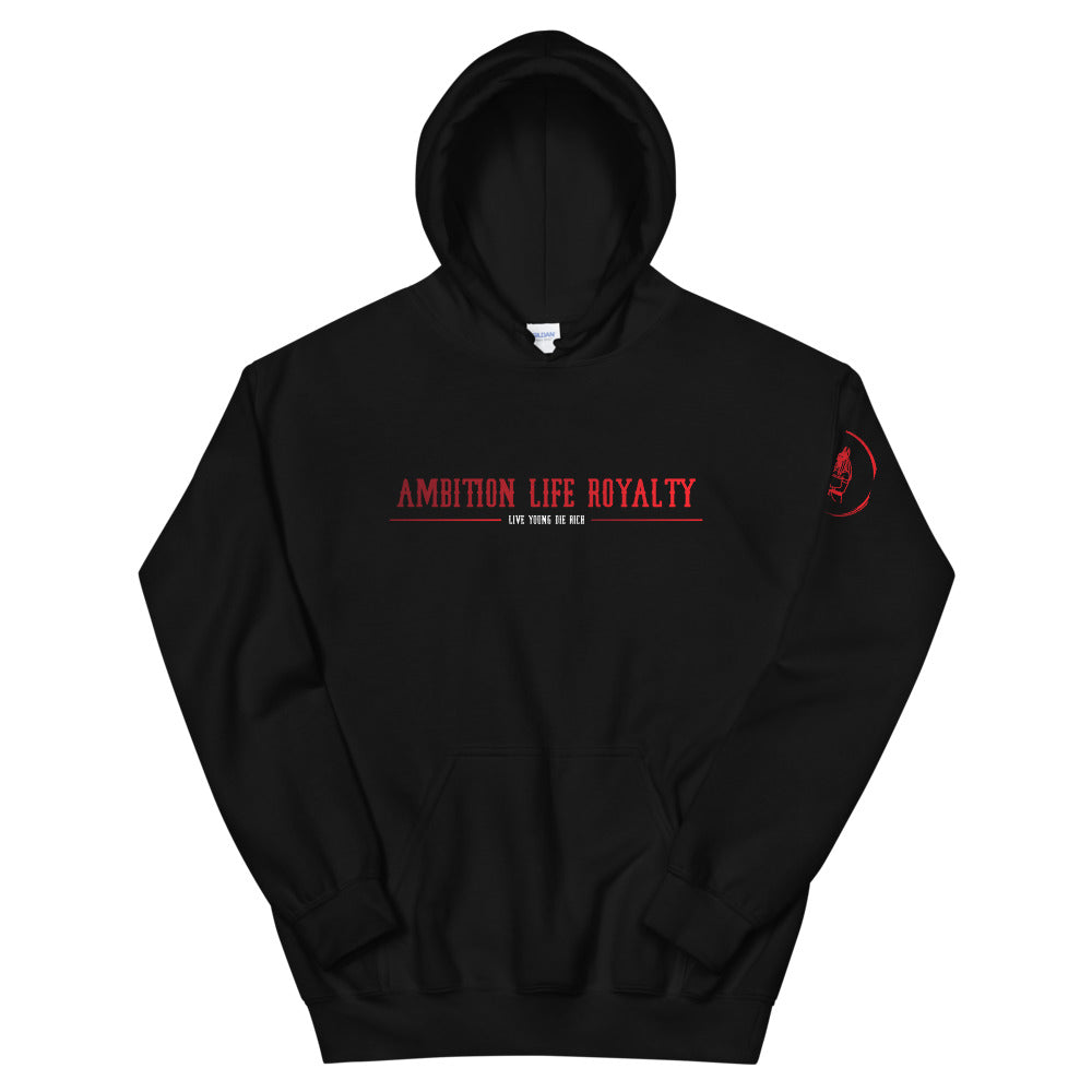 AMBITION LIFE ROYALTY RED/WHITE Unisex Hoodie