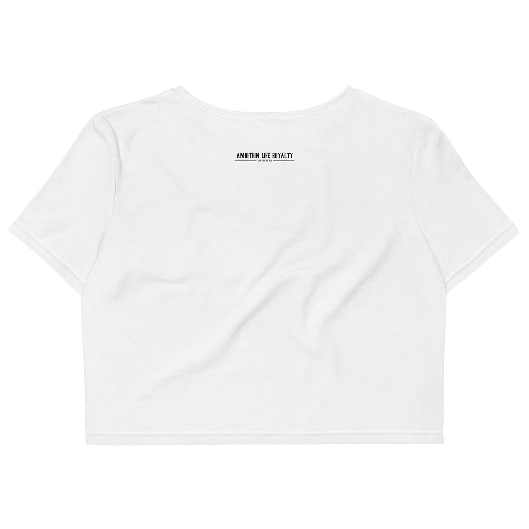 ALR BLACK/WHITE Organic Crop Top