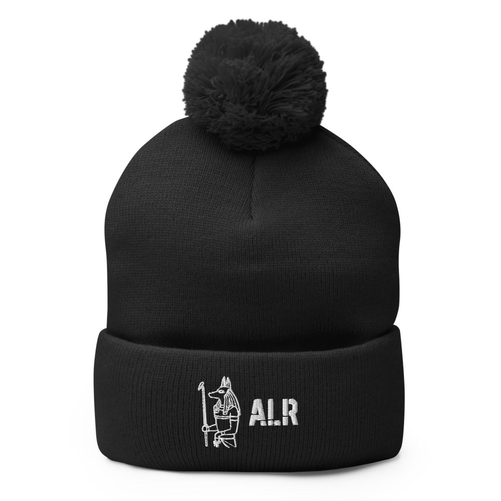ALR Pom-Pom Beanie 2ND VERSION  (BLACK)